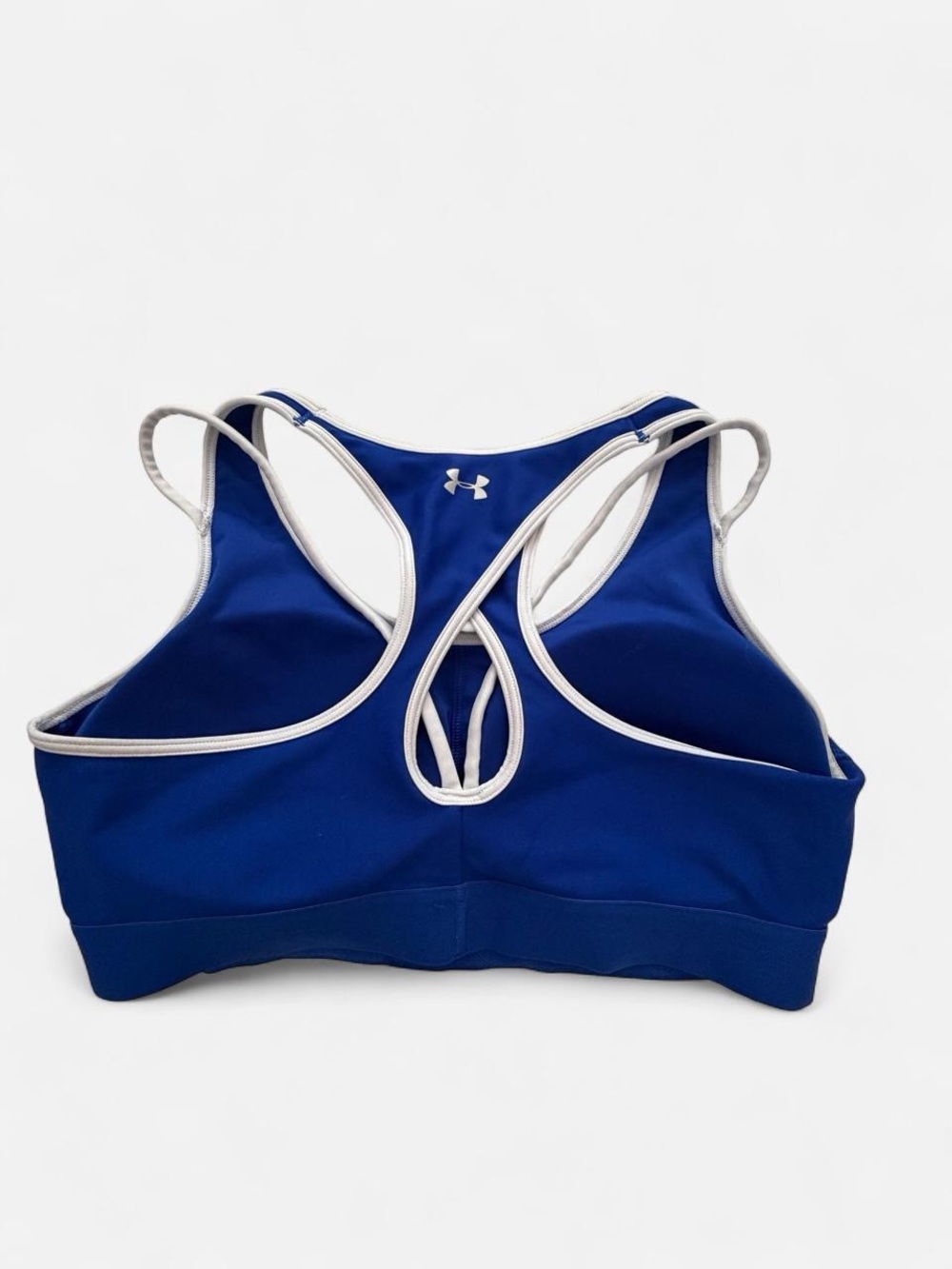 Under Armour Royal Blue & White Racerback Sports Bra - Picture 2 of 2